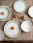 Hermia Livora Chic 24 Ytkm - Juego de cena de porcelana de 24 piezas Multicolor